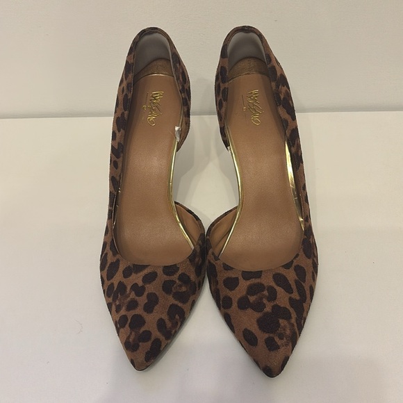 Mossimo Animal/Cheetah Print Heels Size 10 - Picture 2 of 9